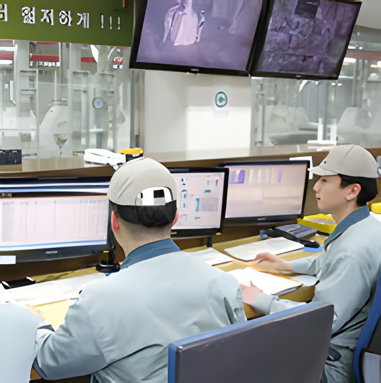 아산공장 통합제어실
